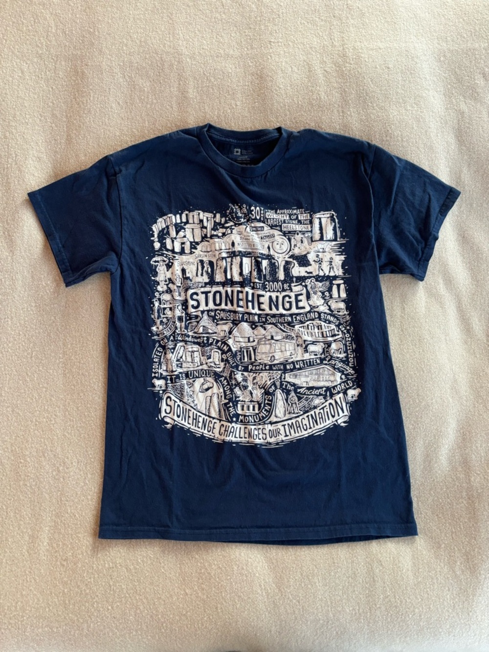 Stonehenge Graphic Short Sleeve Tee - Navy